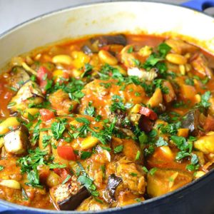 Eggplant Chicken Curry