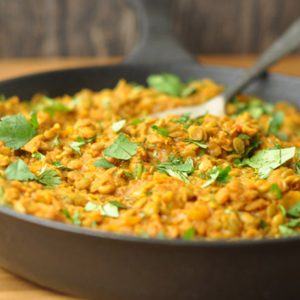 Lentil Spinach Coconut Curry
