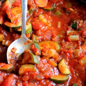 Zucchini and Tomato Curry